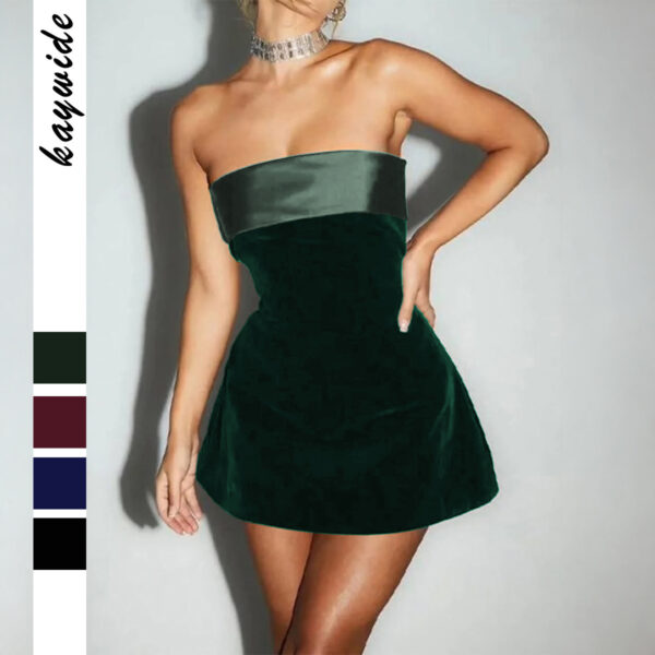 Elegant Strapless Bodycon Dress