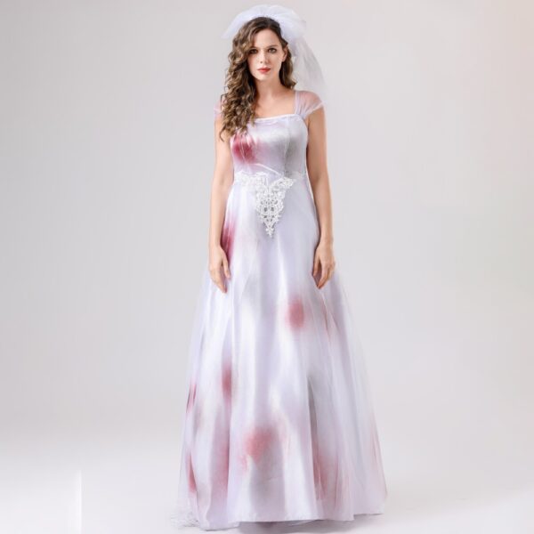 Cosplay Ghost Bride Dress for Women Party Dance Role Playing Dress