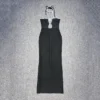 Strapless Luxury Diamond Elegant Celebrity Party Evening Dress