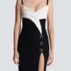 Celebrity Fashion Sexy Sleeveless V-Neck Bodycon Mini Bandage Dress