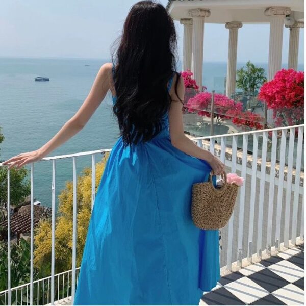 Strap Long Dress for Women, Beach Vacation Dress