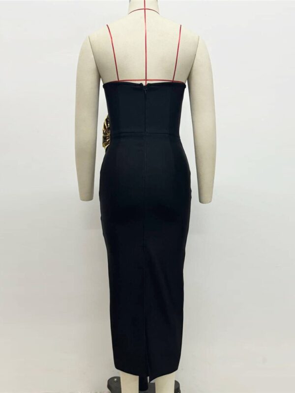 Bandage skirt set long skirt two-piece set party dress