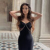 New French Bandage Evening Dress