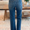 Sky Blue Tailored Seam Detail Womens Shift Jeans