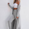101729442-da48dc5f20e11ed1.jpg Black Split Long Cardigan and Skinny Pants Lounge Set