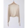 Lightweight Ice Silk Knit Shawl Sleeveless Top