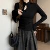 Solid Color Long Sleeve T-Shirt