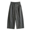 586266654 Casual Loose Wide-Leg Pants with Elastic Waistband, Breathable and Stylish Trousers for Everyday Wear