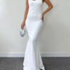 07a2c201-56d2-425b-b22e-54fd777dbceb.jpg Halter Neck Mesh Beaded Suspender Dress Two-piece Set