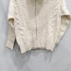Thick Cashmere Women High Neck Zipper Sweater Cardigan