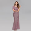 Autumn Host Sequin Evening Dress