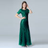Autumn Host Sequin Evening Dress