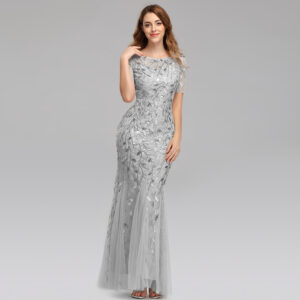 Autumn Host Sequin Evening Dress