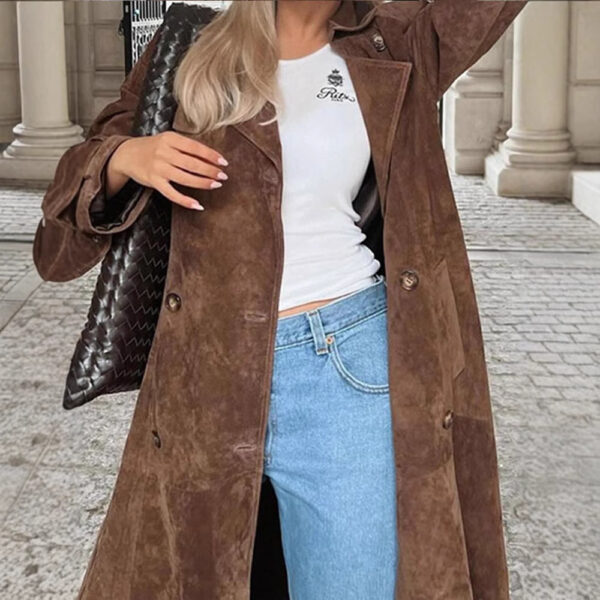Women's Fashion Casual Double-breasted Jacket