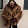 Street Fur Coat Short Women's Top Warm