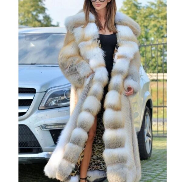 36a27aa8-4bf8-4669-9a21-5b2bffe06146.jpg Mid-length Coat With Hooded European And American Faux Fur