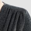 Deep V Long Sleeve Bodycon Dress