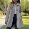 55e6a19a-e369-4be3-984d-96e320c638e2.jpg Women's Single-breasted Fleece Thermal Jacket