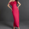 New Ostrich Fur Tube Top Dress For Women