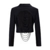 677eb01b-a4c5-4e7b-97af-fd61f2529179.jpg Black Backless Beaded Cropped Blazer & High Waist Pants Set