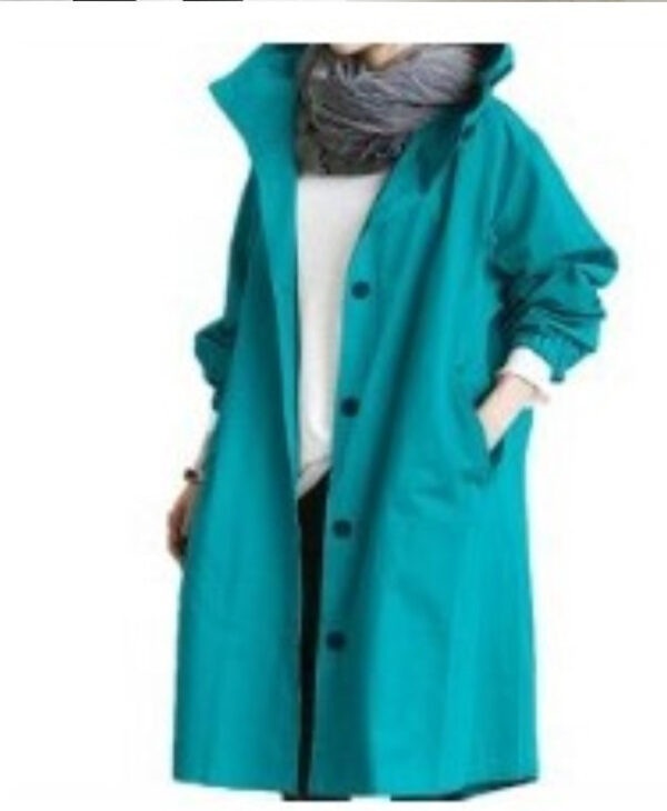 6db0edb0-18c9-4c79-a227-b40b25f6d09f.jpg Casual Style Windbreaker Women's Mid-Length Waist Long-Sleeved Jacket