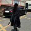 7d0186fa-ab56-46a9-8259-618851a44bce.jpg All-match Bomb Street Temperament Jacket Small Mid-length Over-the-knee Jacket