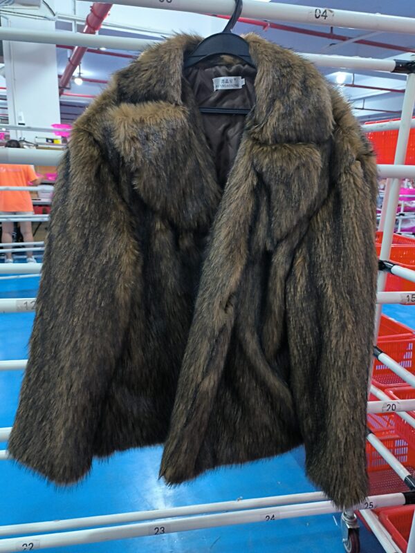 Street Fur Coat Short Women's Top Warm