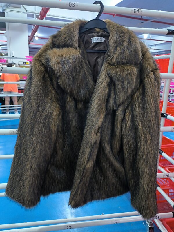 Street Fur Coat Short Women's Top Warm