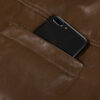 Retro Motorcycle Clothing Slimming Leather Coat