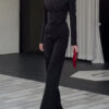 a4d740b0-7a1f-48b1-819e-7492ece9f646.jpg Black Backless Beaded Cropped Blazer & High Waist Pants Set