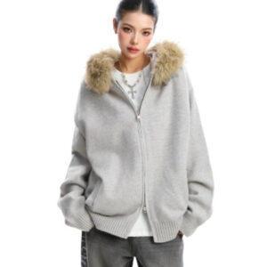 b4b314ce-daf7-4804-bd5c-09c9a542ab80_fine.jpeg Detachable Fur Collar Hood Sweater Women's Coat