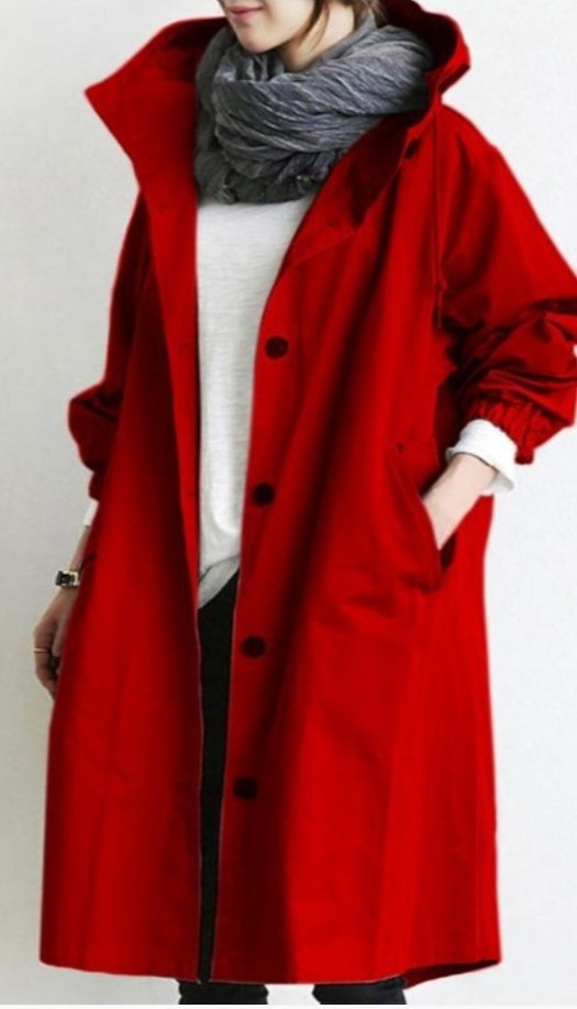 bf0eb71a-149c-4660-8167-299c620ad980.jpg Casual Style Windbreaker Women's Mid-Length Waist Long-Sleeved Jacket