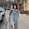 bf7672d6-c474-4f00-a87c-85738aa9d5d5.jpg All-match Bomb Street Temperament Jacket Small Mid-length Over-the-knee Jacket