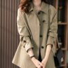 c9fa4b41-c99f-47c1-9f26-9f8639e54805_trans.jpeg British Style Short Trench Coat Textured Spring And Autumn Women's Clothing