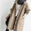 d8a7c693-a0d7-4498-9166-961bf9817ec8.jpg Casual Style Windbreaker Women's Mid-Length Waist Long-Sleeved Jacket