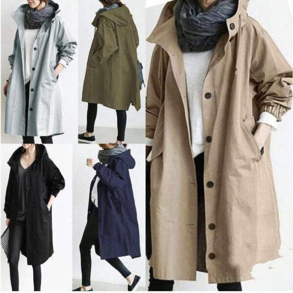 d9bbb127-9ef8-484d-acde-13774e8c2099.jpg Casual Style Windbreaker Women's Mid-Length Waist Long-Sleeved Jacket
