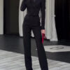 e660aeb3-b73d-4483-b373-feb9fb9c4646.jpg Black Backless Beaded Cropped Blazer & High Waist Pants Set