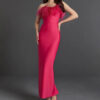 New Ostrich Fur Tube Top Dress For Women