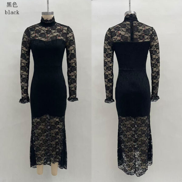 ee51fe07-f348-4431-9f65-bf05497edec4.jpg Luxury Elegant Long-Sleeve Bodycon Long Party Dress Autumn And Winter