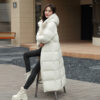 Puffer Thick Coat Black Red Hooded Zipper Keep Warm Fall Winter Casual Clothes