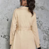 Women's Mid-length Trench Coat British Style Coat