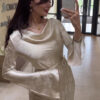 Swing Collar Long Sleeve Jacquard Dress