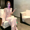 Satin Slip Dress For Women Autumn Season Pure And Alluring